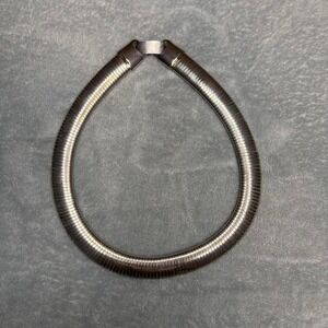 Silver stainless steel‎ snake chain necklace